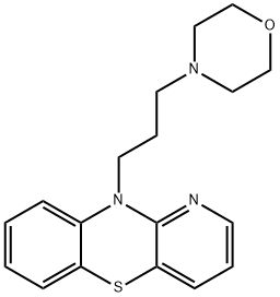 10-(3-Morpholinopropyl)-10H-pyrido[3,2-b][1,4]benzothiazine Struktur