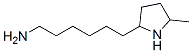 6-(5-Methylpyrrolidin-2-yl)-1-hexanamine Struktur