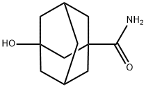 3-hydroxy-1-adamantanecarboxamide Struktur