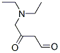 Butanal, 4-(diethylamino)-3-oxo- (9CI) Struktur