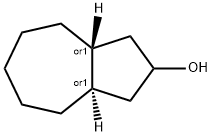 2-Azulenol, decahydro-, (2alpha,3aalpha,8abeta)- (9CI) Struktur