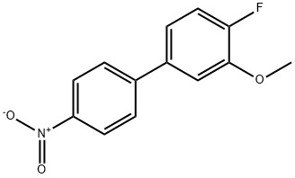 1-Fluoro-2-Methoxy-4-(4-nitrophenyl)benzene Struktur