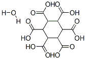 1,2,3,4,5,6-CYCLOHEXANEHEXACARBOXYLIC ACID MONOHYDRATE Struktur