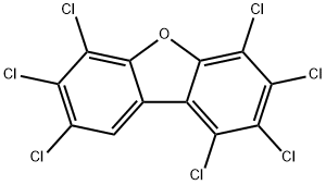 1,2,3,4,6,7,8-HCDF Struktur