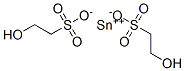 Bis(2-hydroxyethanesulfonic acid)tin(II) salt Struktur