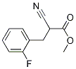 Methyl 2-cyano-3-(2-fluorophenyl)propanoate Struktur