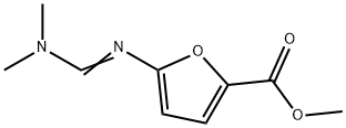 2-Furancarboxylicacid,5-[[(dimethylamino)methylene]amino]-,methylester Struktur