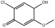 2,5-Cyclohexadien-1-one,  2-chloro-4-hydroxy-5-methoxy- Struktur