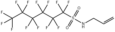 N-allyltridecafluorohexanesulphonamide Struktur