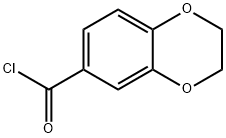 2,3-DIHYDRO-1,4-BENZODIOXINE-6-CARBONYL CHLORIDE Struktur