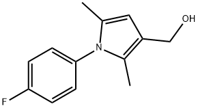 1-(4-FLUOROPHENYL)-2,5-DIMETHYL-1H-PYRROLE-3-METHANOL Struktur