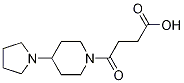 4-Oxo-4-(4-pyrrolidin-1-yl-piperidin-1-yl)-butyric acid Struktur