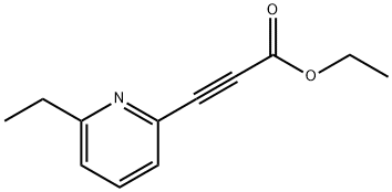 2-Propynoicacid,3-(6-ethyl-2-pyridinyl)-,ethylester(9CI) Struktur