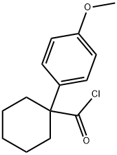 1-(4-METHOXYPHENYL)CYCLOHEXANECARBONYL CHLORIDE price.