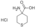 4-AMINO-4-CARBOXYTETRAHYDROTHIOPYRAN HYDROCHLORIDE Struktur