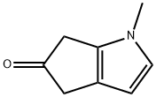 Cyclopenta[b]pyrrol-5(1H)-one, 4,6-dihydro-1-methyl- (9CI) Struktur