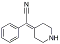 2-phenyl-2-(piperidin-4-ylidene)acetonitrile Struktur