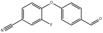 3-fluoro-4-(4-formylphenoxy)benzonitrile