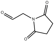 1-Pyrrolidineacetaldehyde,2,5-dioxo-(9CI) Struktur