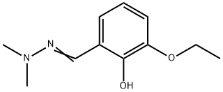 Benzaldehyde, 3-ethoxy-2-hydroxy-, dimethylhydrazone (9CI) Struktur