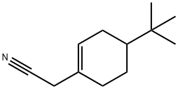 4-(isobutyl)-1-cyclohexene-1-acetonitrile Struktur