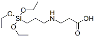 N-[3-(triethoxysilyl)propyl]-beta-alanine Struktur