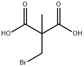 Bromomethyl(methyl)malonic acid Struktur