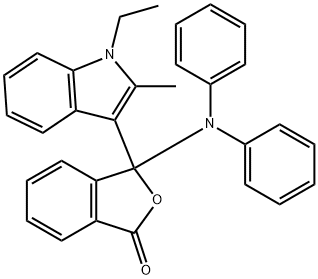 3-(diphenylamino)-3-(1-ethyl-2-methyl-1H-indol-3-yl)phthalide Structure