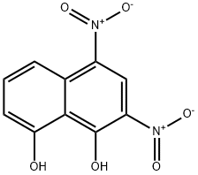 2,4-DINITRO-1,8-NAPHTHALENEDIOL Struktur