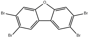 2,3,7,8-TETRABROMODIBENZOFURAN Struktur