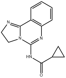 Cyclopropanecarboxamide, N-(2,3-dihydroimidazo[1,2-c]quinazolin-5-yl)- (9CI) Struktur