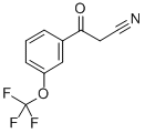 3-(TRIFLUOROMETHOXY)BENZOYLACETONITRILE Struktur