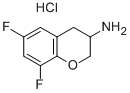 6,8-DIFLUORO-CHROMAN-3-YLAMINE HYDROCHLORIDE Struktur