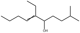 6-ethyl-2-methyl-6-decen-5-ol Struktur