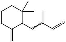 3-(2,2-dimethyl-6-methylenecyclohexyl)methacrylaldehyde Struktur