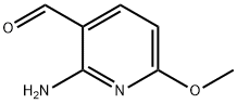 3-Pyridinecarboxaldehyde, 2-amino-6-methoxy- (9CI) Struktur