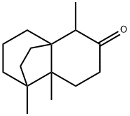 1,2,6-Trimethyltricyclo[5.3.2.02,7]dodecan-5-one Struktur