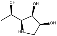 3,4-Pyrrolidinediol,2-[(1R)-1-hydroxyethyl]-,(2S,3R,4S)-(9CI) Struktur