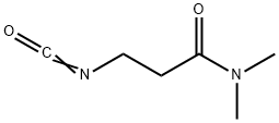 Propanamide, 3-isocyanato-N,N-dimethyl- (9CI) Struktur