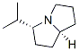 1H-Pyrrolizine,hexahydro-3-(1-methylethyl)-,cis-(9CI) Struktur