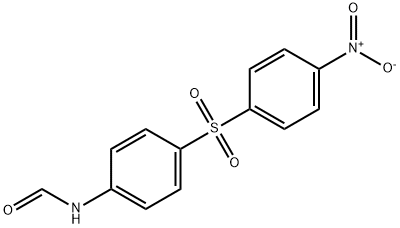 N-[4-(4-nitrophenyl)sulfonylphenyl]formamide Struktur