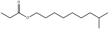 Propanoic acid 8-methylnonyl ester Struktur