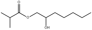 2-hydroxyheptyl isobutyrate Struktur