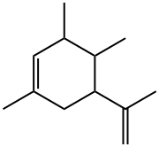 1,3,4-trimethyl-5-(1-methylvinyl)cyclohexene  Struktur