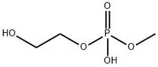 2-hydroxyethyl methyl hydrogen phosphate Struktur