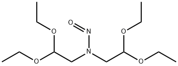 N,N-bis(2,2-diethoxyethyl)nitrous amide Struktur