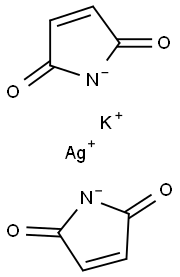 bis(1H-pyrrole-2,5-dione), potassium silver(1+) salt Struktur