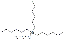 azidotrihexylsilane Struktur