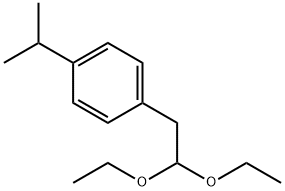 1-(2,2-diethoxyethyl)-4-(isopropyl)benzene  Struktur