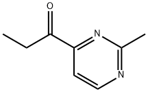 1-Propanone, 1-(2-methyl-4-pyrimidinyl)- (9CI) Struktur